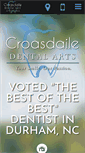 Mobile Screenshot of croasdailedentalarts.com